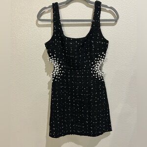 Mini pearl dress
